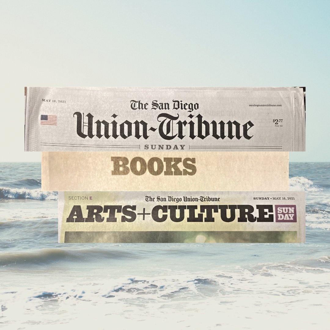A review in my hometown newspaper, <a href="/sdut/">The San Diego Union-Tribune</a> ! Wish my paper-reading grandma could have seen this. ❤️ @laplayabooks