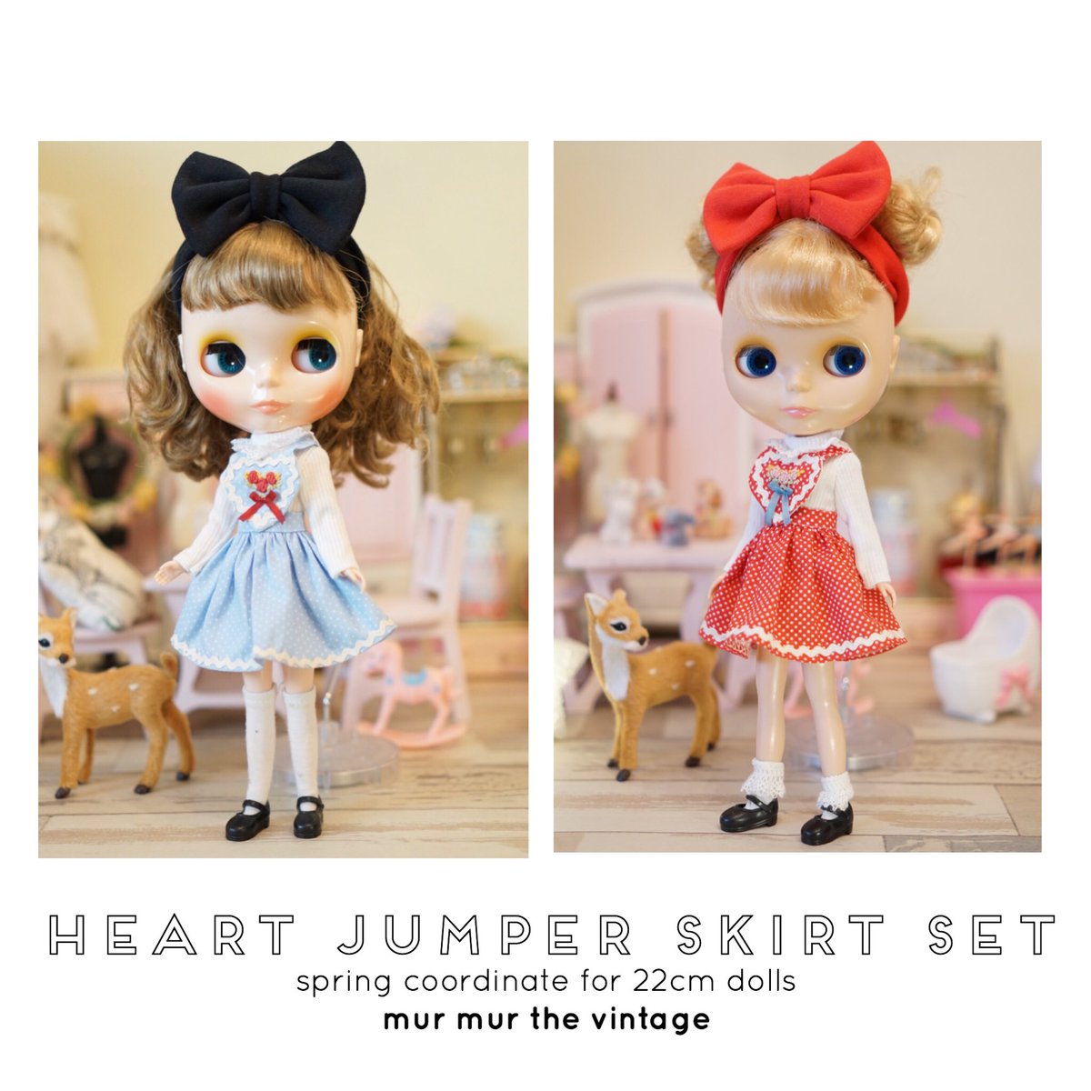 marshmallow_bab's tweet photo. ブライスのお洋服を作っています♡
ヴィンテージ な子供服をイメージしたドレスを中心に制作、販売をしております♡
よろしくお願いします✨ https://t.co/ZOQfcKWiTU