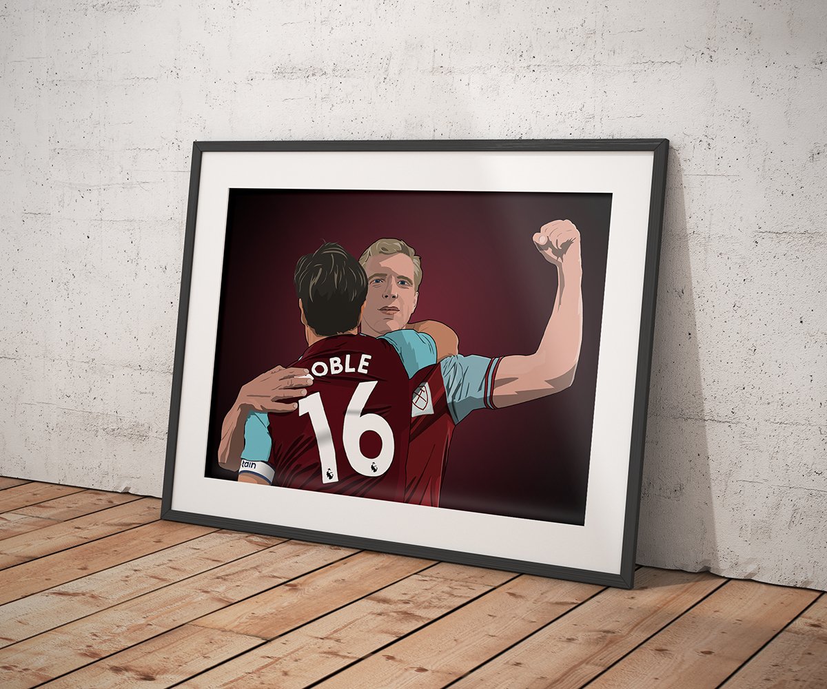 If West Ham beat Southampton today I'll send 1 person who retweets this a Noble &amp; Moore A2 print! Must be following.

If you want to buy one anyway you get it here, I'll refund you if win the competition etsy.com/uk/FootballLeg…