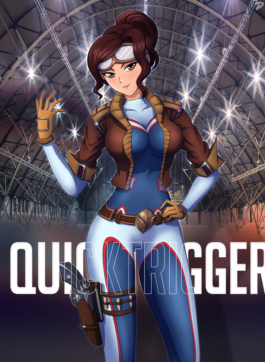 One of our favorites - Quicktrigger, gets her first art update in a very long time! We hope you love her as much as we do! 
📸 instagram.com/p/CPNarK-hKrH/
📋 t1w.fandom.com/Quicktrigger #T1W #Pilot
