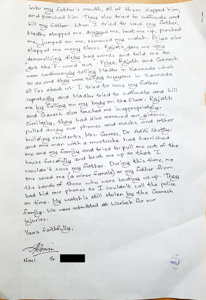 JohanSequeira86's tweet photo. @KanoongoPriyank @sharmarekha @DgpKarnataka  minor girl assaulted and molested by neighbors on 13/05/21 and the same reported to @compolmlr yet no F.I.R. registered. Police threatening to foist a false SC/ST case on the father as the accused are allegedly from that community. https://t.co/siJwODTfkV