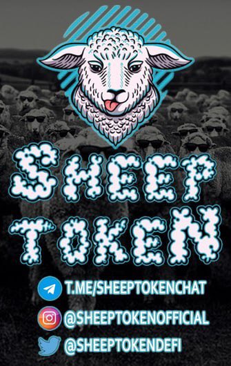 Tokes_eth's tweet photo. #SheepToken on the #bsc get your sheep before its too late π π
@SheepTokenDeFi @PancakeSwap $BTC $BTT $NANO $ADA $ETH $TRX $CAKE $OMG $MATIC $DOGE $ETC $XLM $SOL $BNB $XRP $BCH
https://t.co/iZp7IpV7OL https://t.co/f6tudC61OQ