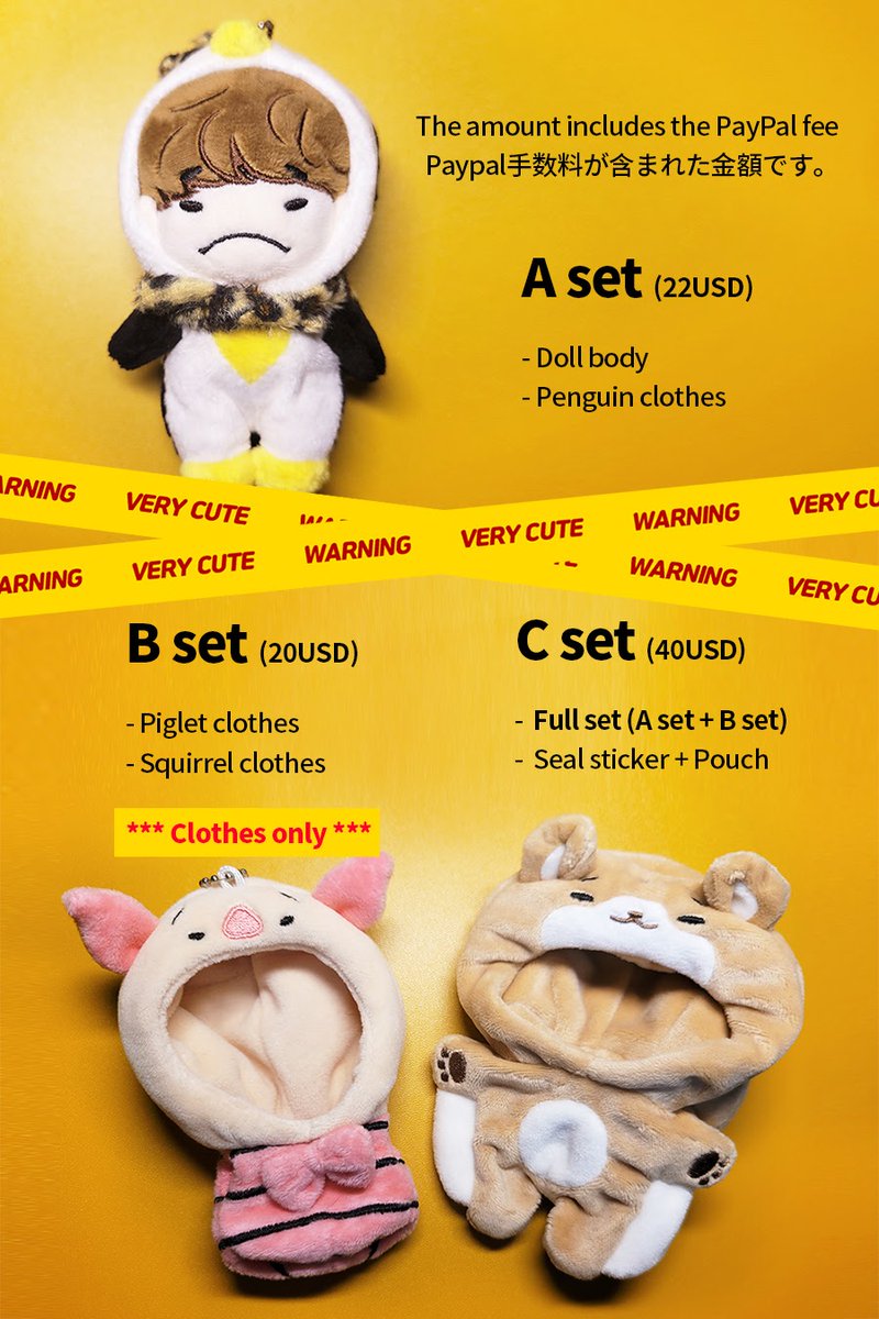 PH G.O] Junho Mini Doll Baby Itppeuni 10cm by @junho_doll Set A