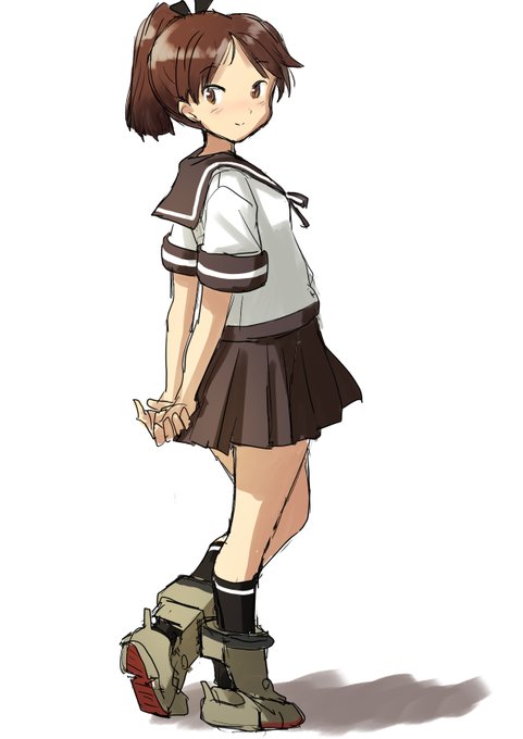 ずっと潜水艦描いてて疲れたので息抜きに敷波ちゃんササッと描きました
地味っ子は良い… 