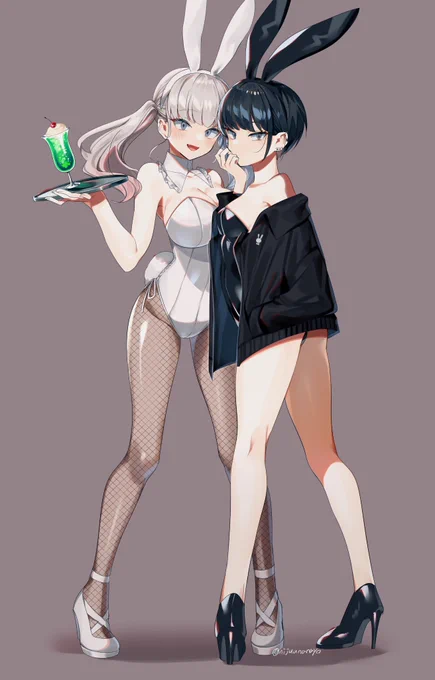 白バニーと黒バニー👯‍♀️ 