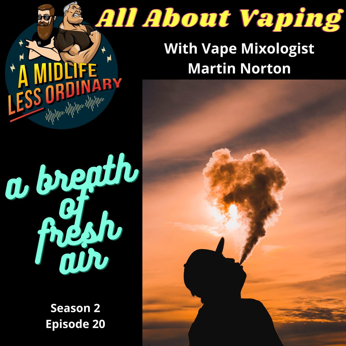 a_midlife's tweet photo. New Episode Alert: Se2Ep20: All About Vaping - A Breath Of Fresh Air - https://t.co/UYBaOJAw5X https://t.co/GY9H9CVaCA