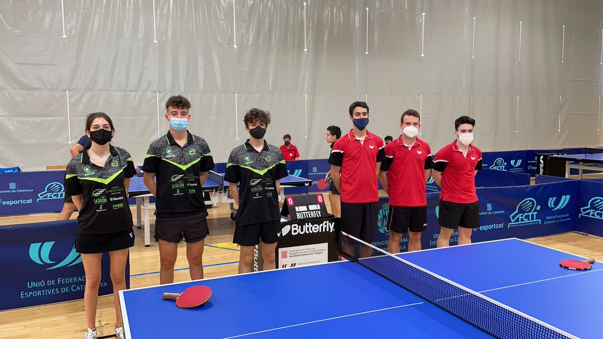 TTCassa's tweet photo. Gran 1a fase d'ascens de l'equip de 3a. Victòria 5-1 contra el Cer L'Escala i 4-2 contra Lluïsos d'Horta. Els classifiquen per la fase final de 6 equips. Mireia Badosa, Biel Figarola i Lluc Cebrià van ser els jugadors d'aquesta 1a fase https://t.co/jXY7jWhl8M