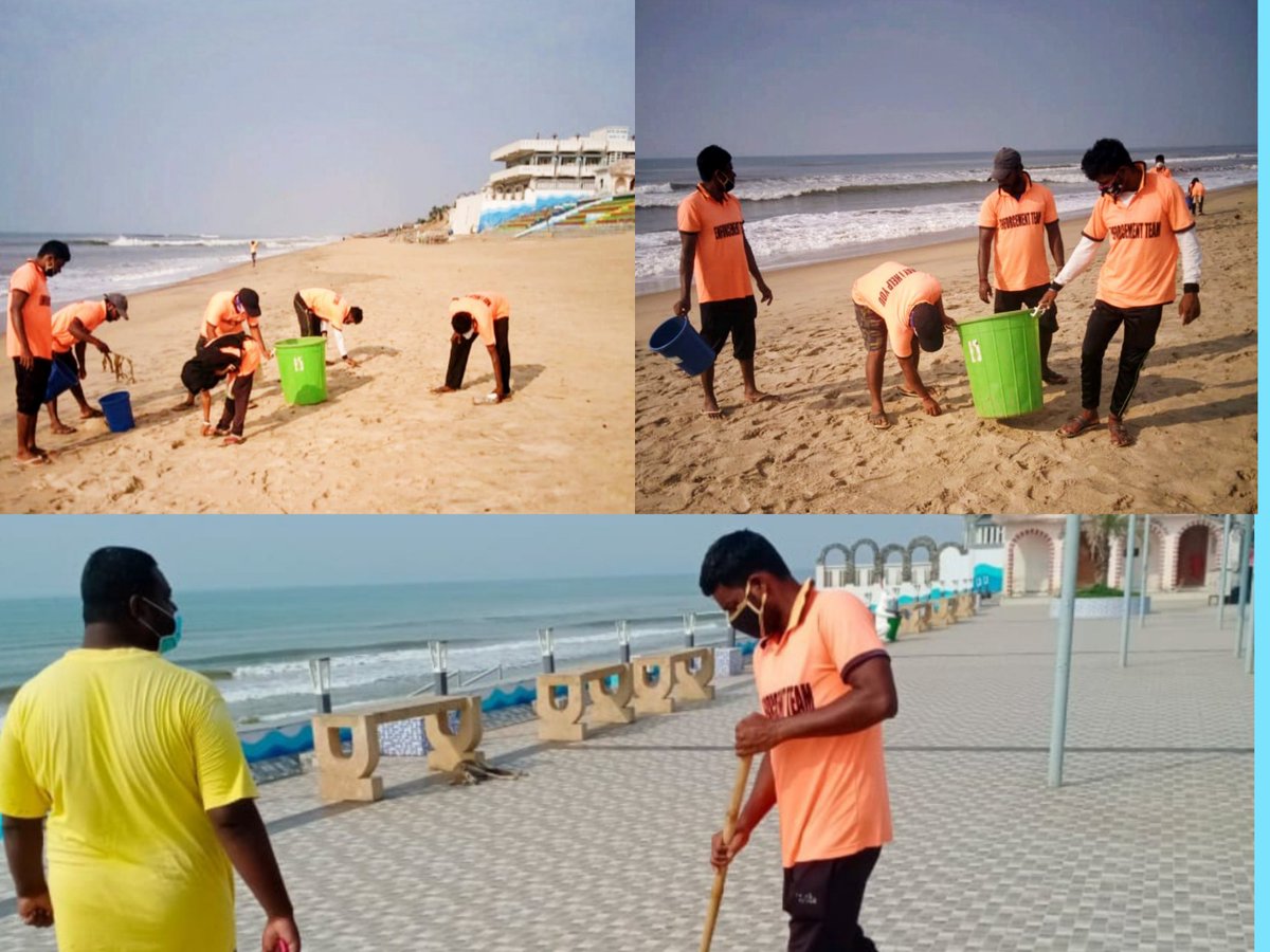 MoGopalpur's tweet photo. Covid-19 protocols 2nd phase weekend Shutdown at Gopalpur NAC with steps taken for mass beach 🏖️ Cleaning
#MoGopalpur
#StayHomeStaySafe
#GanjamFightCorona   
#Garima https://t.co/hCxC8RRxoh