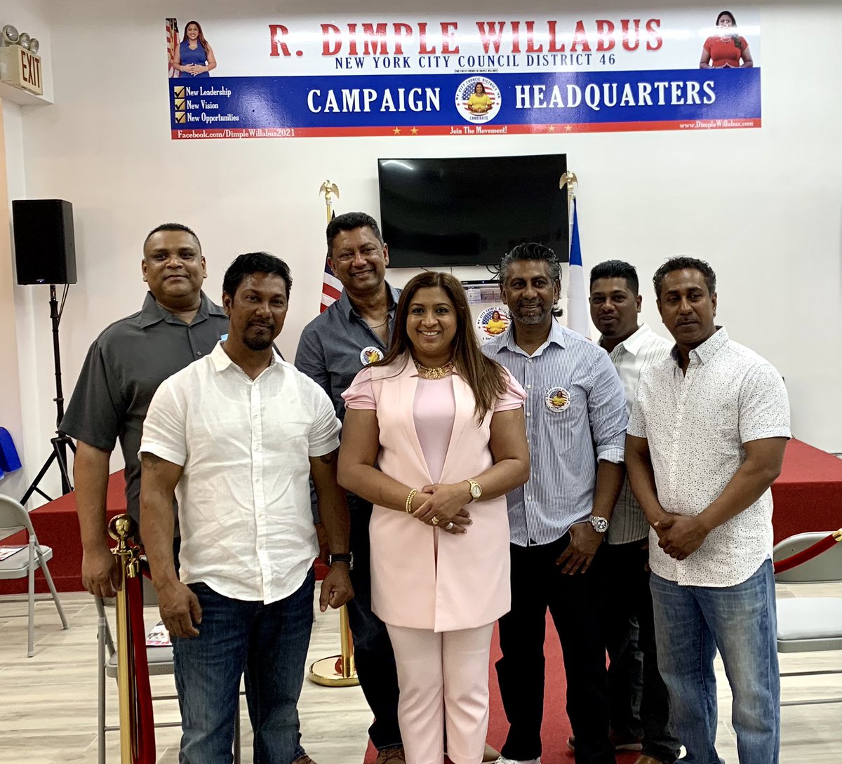 DimpleWillabus's tweet photo. Thank you to everyone who came out to my campaign meet & greet and fundraiser!!
Date: May 22, 2021
Location: Dimple Willabus NYC Council D46 Campaign Headquarters
#dimplewillabus #earlyvoting #election #vote #citycouncil https://t.co/2i1ZVmokWK