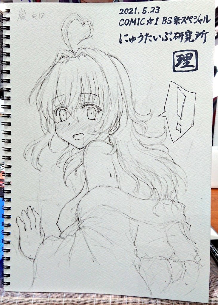 今日のスケブ、嵐(R18)
萩風「嵐と司令はどこにいったのかしら?」 