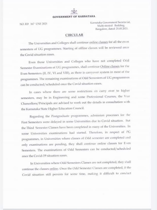 anvith_kateel's tweet photo. Requesting @ugc_india To Release A Guidelines regarding the odd Semester Exams.
Many university as not even conducted Exams and they have started with the online class of even Semester.
Students are in problem they cant balance both semesters at a time.
Need A Good Decision https://t.co/WC7ZAJZfpR