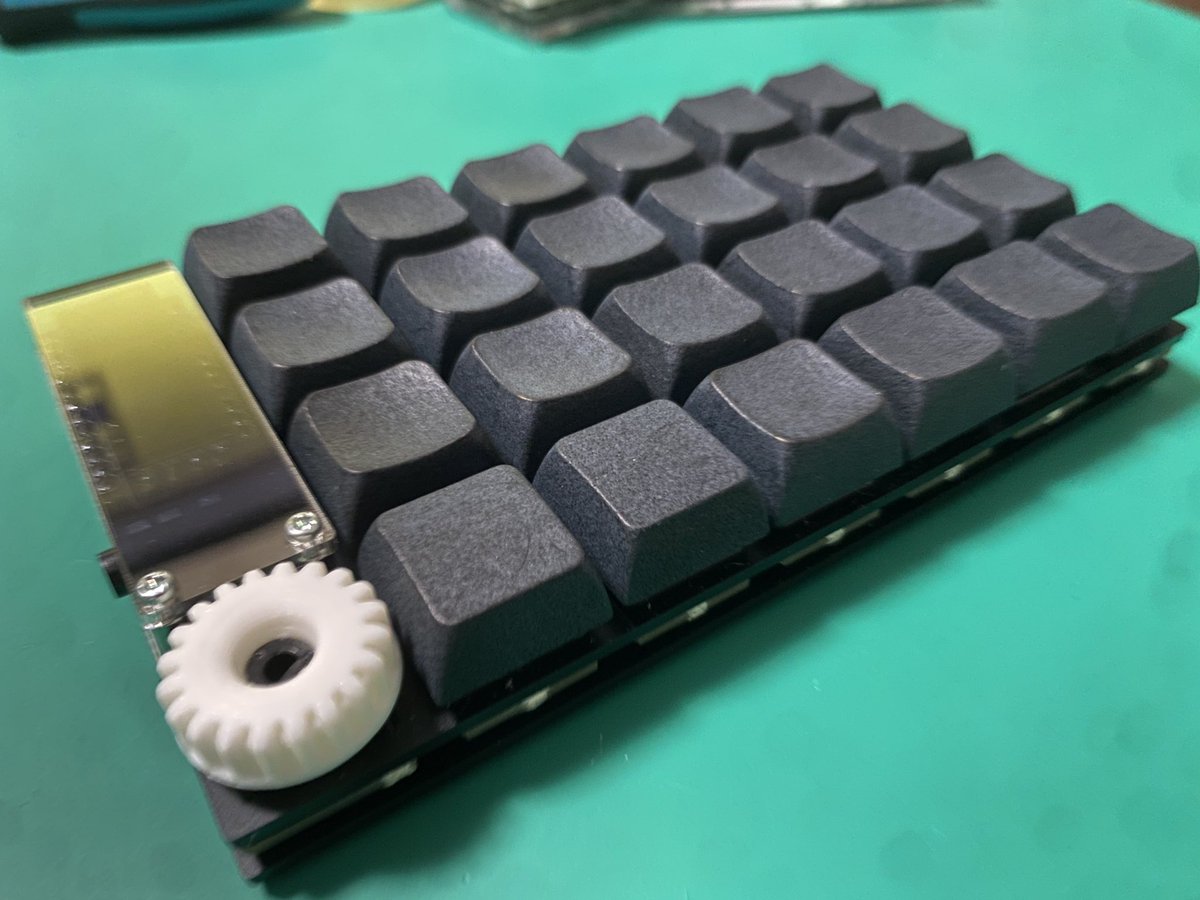 Helix rev3 自作キーボード LP(ロータリーエンコード付き) 完成品 LP 