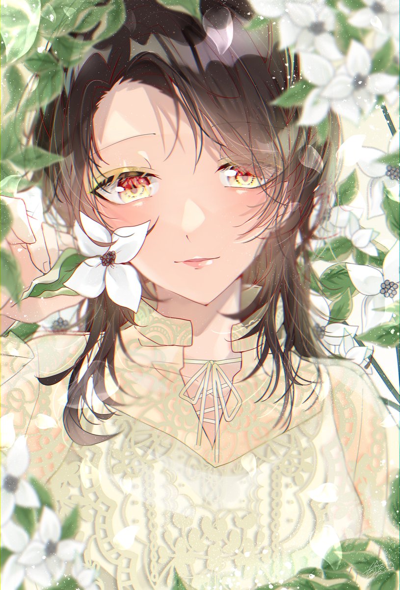 ウルフカット 都良 のイラスト