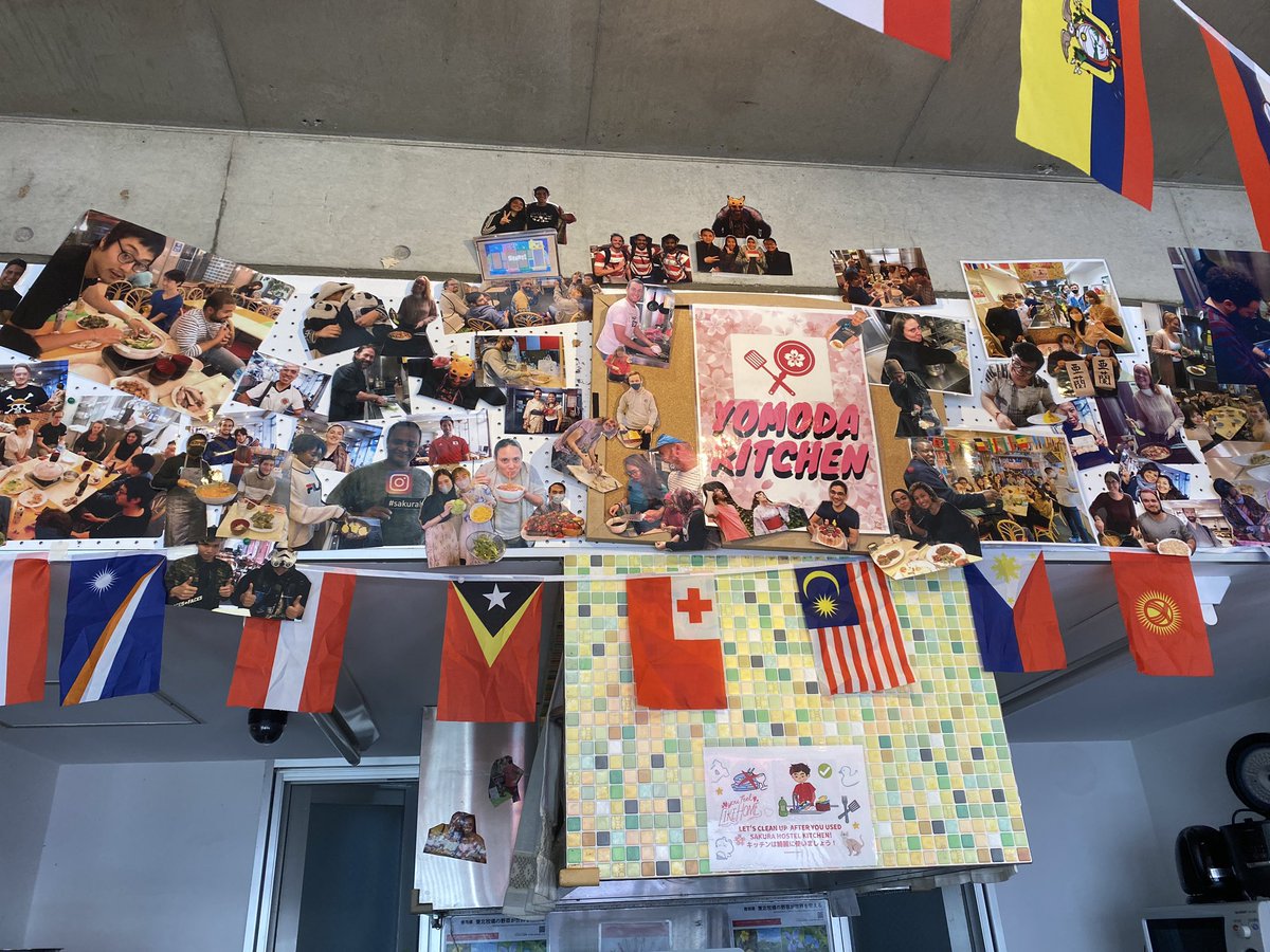 asakusa_hostel's tweet photo. Hello! We added the international guest on the wall at the Sakura hotel Asakusa!! We hope many guests will stay and join the events in the future! #Sakurahotelasakusa #Sakuracafe #internationalguest #Hopeforfuture https://t.co/VrZem9f8co
