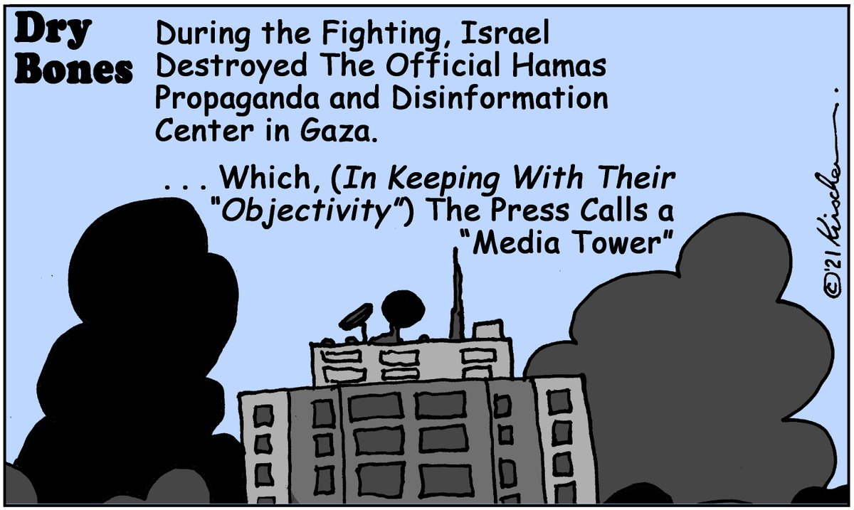 drybonescartoon's tweet photo. During the Fighting, #Israel Destroyed the Official #Hamas #propaganda and #disinformation Center in #Gaza, (Which the Press calls a "Media Tower").
#MediaTower https://t.co/PYUOwvyfRE