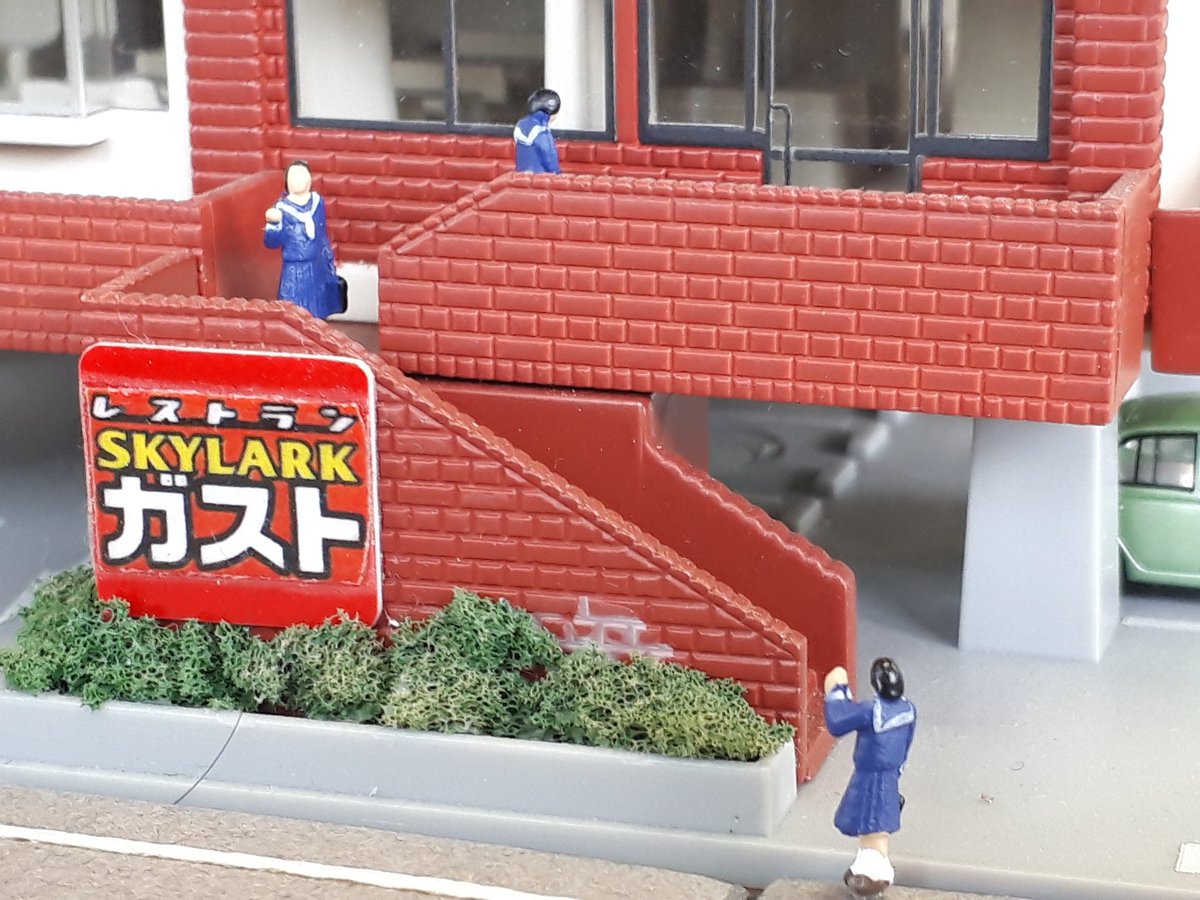 とある風景① ジオラマも細部まで見ていただくといろいろ面白い