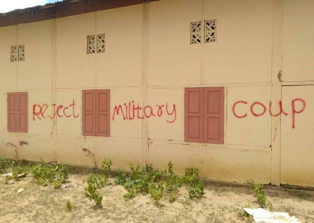 A rally against Military-Slavery Education was staged in PyitSinTine Village, Aung Lan Township!!!  #May23Coup #WhatsHappeningInMyanmar