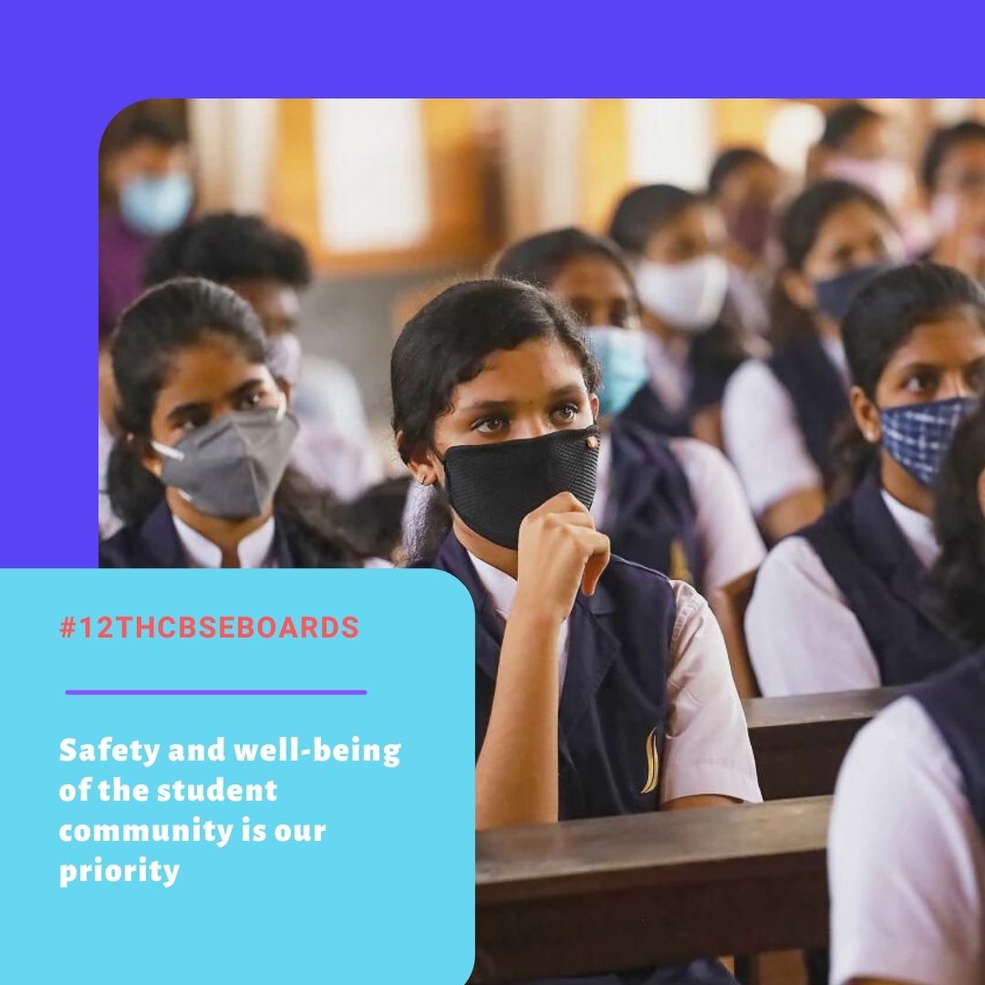 priyankagandhi's tweet photo. Students studying for the CBSE 12th grade examinations have been sharing their concerns about these exams being held during the second wave of Covid - 19 pandemic.                 
Their health and safety MATTERS. 
Why are we not learning our lessons? 
Gatherings in closed.. 1/4 https://t.co/eHoS1U29LG