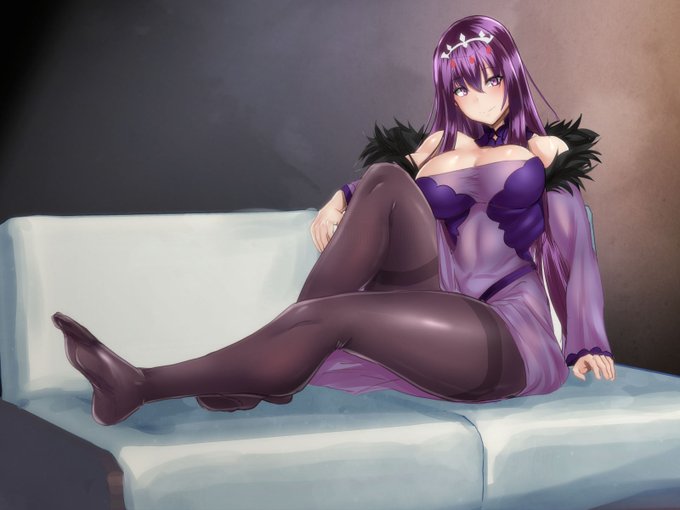 スカディとタイツを描きたかった絵です 