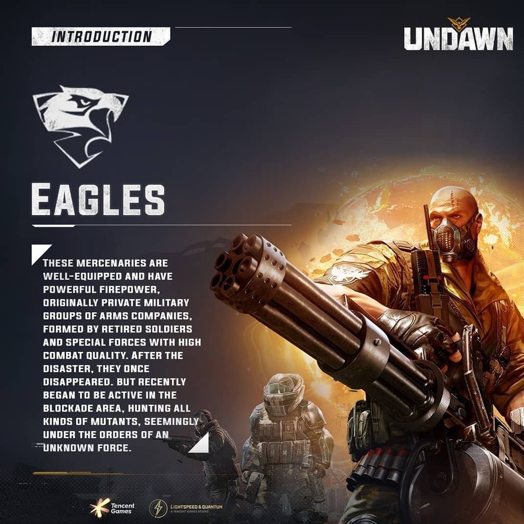 GameUndawn's tweet image. Hello Raven Squad , 
Today let me introduce you the Faction aka villains in Undawn World . 
The Clowns , Eagles , Owl Gang and Reivers .
Are you brave enough to challenge them all ? 

#Undawn #UndawnGame
#UndawnCommunity