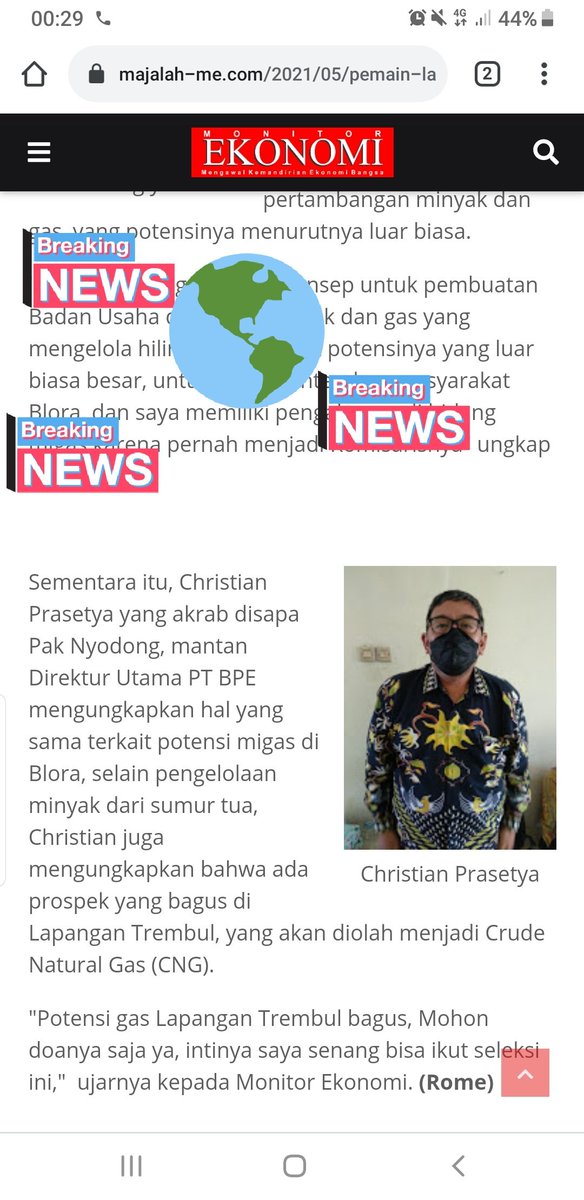 Alwi0427's tweet photo. Smg Bpk @christianNDP masuk dlm Jajaran Komut BUMD Blora PT. BPE. Melanjutkan estafet Perjuangan unt meningktkan PAD Blora. Beliau jg pernah menjabat Dirut PT. Tersebut. (TINGGAL MELANJUTKANN)
Cc: eyang @catoer_ndp @pertamina @PGNguatemala @ESDMJateng @KementerianESDM https://t.co/VOo7MI7C18