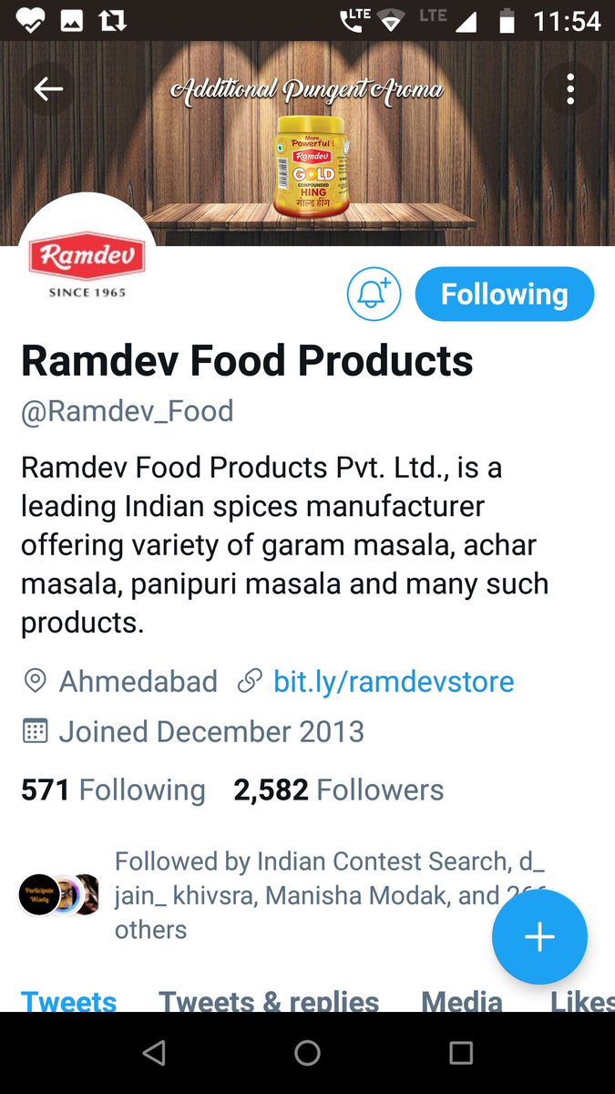 LuvyaJoshi's tweet image. KITCHEN KING

#BrandedMasala #BlendedMasala #BasicSpices #PremiumSpices #RamdevMasala #OnlineSpiceStore

Join 
@blessedkamal 
@Dinesh_the_star 
@JayshreeMalhot6 
@misty_basu 
@rj_foryou 
@PinkyDholakia 
@proudy_indian1 
@sengodan4
@godsowntalk 
@sameerghazi11 
@Deepaadhan3