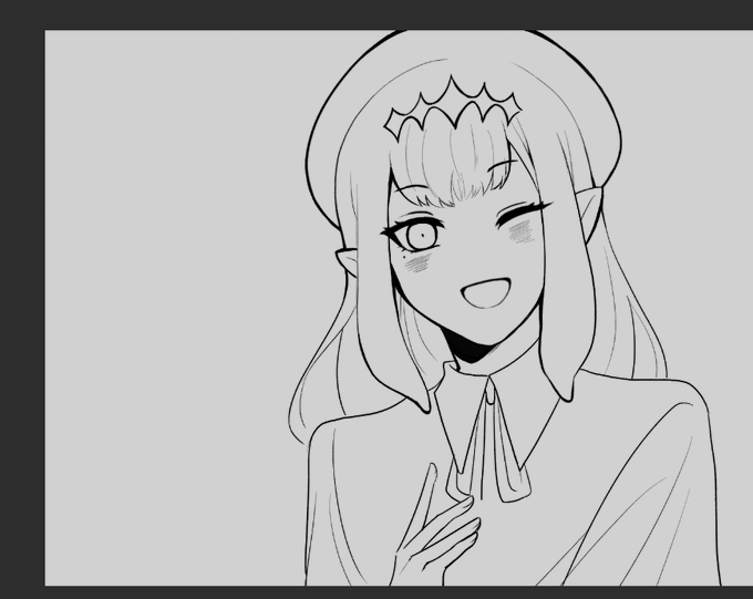 #inART #Drawfest
Drawfest Day 02
I had a lot of fun drawing Ina!! WIP so far! 