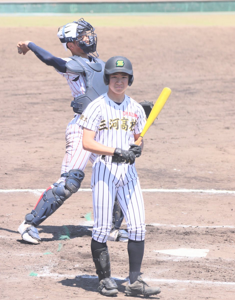 2199takayu1's tweet photo. 2021年 5月23日  刈谷球場
愛産大三河 100 000 034=8
豊　　　川 000 111 000=3
愛産大三河9回四連打で突き放し
勝負を決めた。
全三河大会ベスト4へ。
#高校野球　#豊川　#愛産大三河 https://t.co/tub1BGeqDN