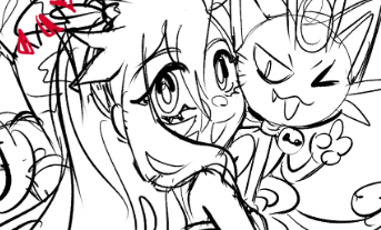 going thru alot rn so its time to draw my pokemon au which brings me great happiness yes 