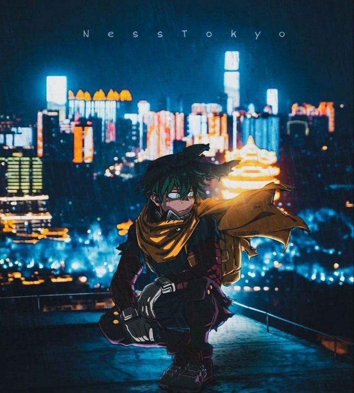 SpectralThief1's tweet photo. #MyHeroAcademia #MHA #Deku 

The Lone Warrior

.......

Vigilante Deku is the best https://t.co/2kj013wBdL