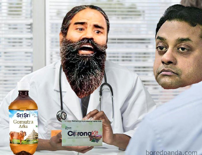 ksandeep_2403's tweet photo. "Aao hum Doctor Doctor khelenge patra !😷😂

"Stupidity at its peak !🤦🏻‍♂️

#ArrestBabaRamdev 
#ArrestBabaRamdev https://t.co/PMQKhyXqnM