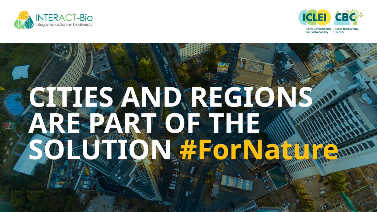 毎年５月22日は、国連が定めた「国際生物多様性の日」、地方自治体および地方自治体は、重要な役割を担っています。#INTERACTBio を通じて、タンザニア、ブラジル、インドの都市がどのように生物多様性を主流化しているかを紹介しています。 https://t.co/UScnZUrOPo 