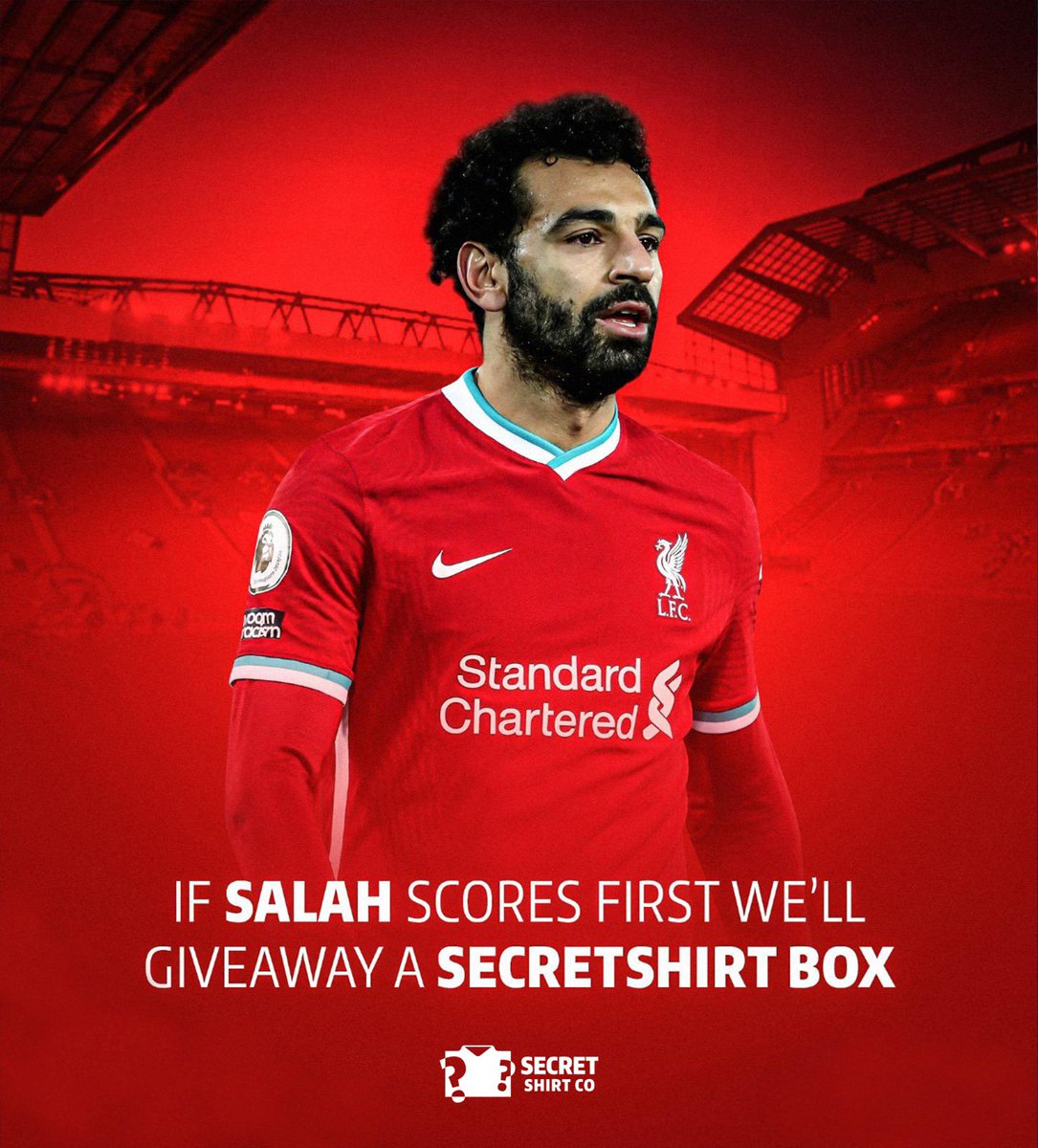 AnythingLFC_'s tweet photo. If Salah scores first vs Crystal Palace, we’ll giveaway a 𝗦𝗲𝗰𝗿𝗲𝘁 𝗦𝗵𝗶𝗿𝘁 𝗕𝗼𝘅 courtesy of https://t.co/ovYH8DpnVZ 🚨👕

👇 How to enter:
1️⃣ Retweet this tweet
2️⃣ Follow @secretshirtco 

📦 Good luck! https://t.co/roY0EWoHRp