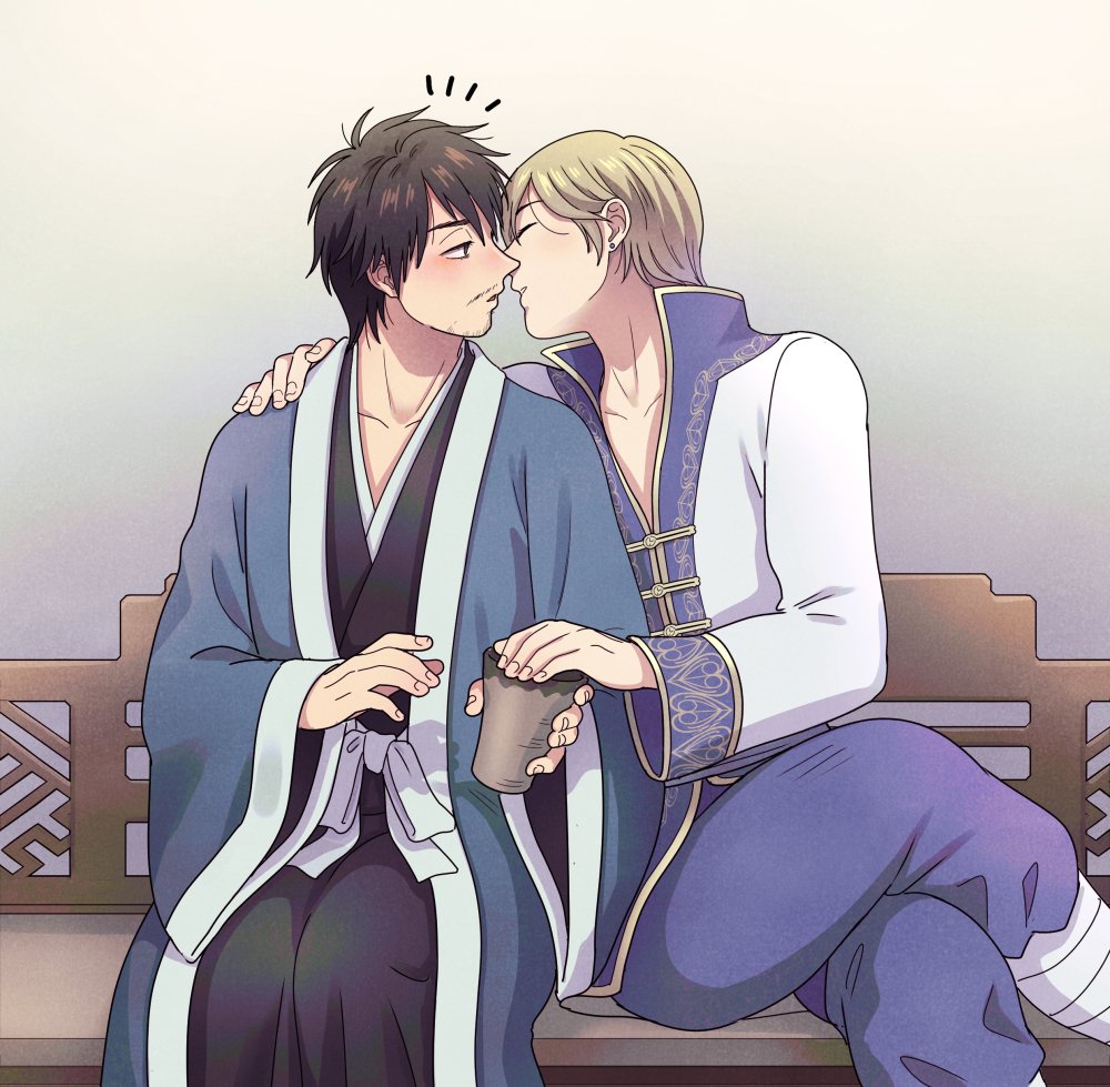 キスの日ねぇ…意外と描いてないよね… 