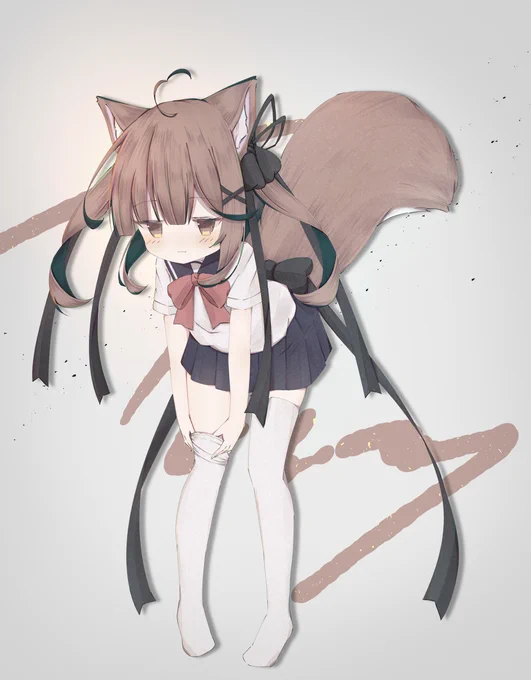うちのこ🐿️(夏服) 