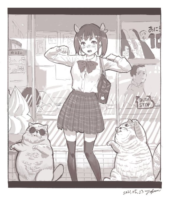 この子たちずっとついてくる💦 