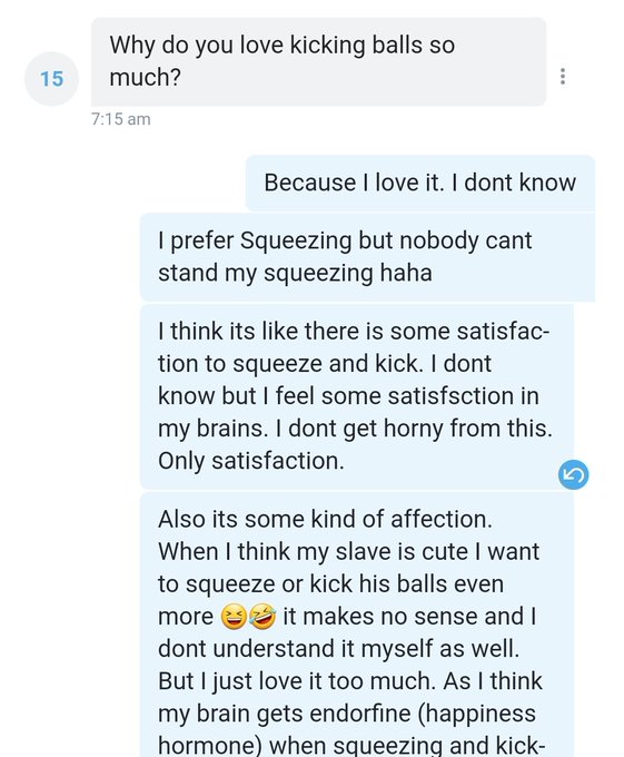 Lets talk about #ballbusting #cbt #balltorture #ballsqueezing #dicktorture 😈 I just love it and I am<a href="/tag/ballbusting"class="tags">#ballbusting</a><a href="/tag/cbt"class="tags">#cbt</a><a href="/tag/balltorture"class="tags">#balltorture</a><a href="/tag/ballsqueezing"class="tags"><span>#ballsqueezing</span></a><a href="/tag/dicktorture"class="tags"><span>#dicktorture</span></a>