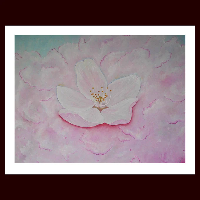 油絵 F30号(91×73cm) 桜 #さくら  #artwork  #アート #Art #oil #oilpainting #painting #picture #油絵 #japan #cherryblossom #japan  #pink #flowers 