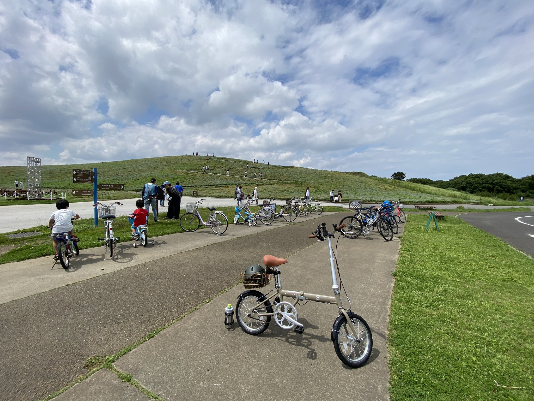 Emizo いや ひたち海浜公園のサイクリングロード なかなかヨカタ レンタサイクルが土日祝だけなせいか 家族連れも多くてユルユルな雰囲気なんだけど 割とアップダウンが多くて心地良く疲れる A T Co Yrwcamldcx Twitter