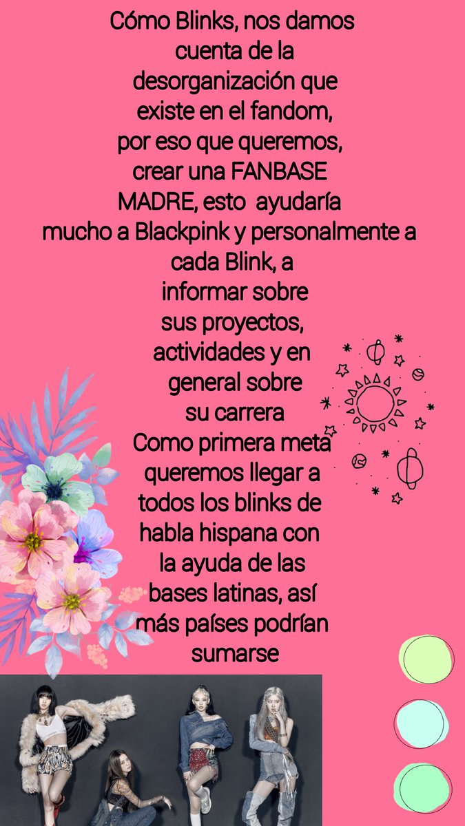Dayanigarcia16's tweet photo. Como puedes ayudar Blink?
1. Comparte la información
2. Etiqueta a las fan bases oficiales para que se enteren y nos tomen en cuenta
3. Pide que se pongan en contacto con el usuario @Dayanigarcia16 para que les explique toda la idea completa. https://t.co/MrpToKvDcb