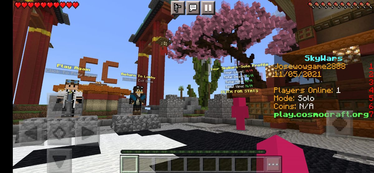 CosmocraftOrg's tweet photo. Sneak peak 
 
Ip:- https://t.co/LC9CVxoj5U
Port:- 19132

#cosmocraftorg #cc #Minecraft #Minecraftbuilds #MinecraftServer #skywar https://t.co/TQRy7NPnqF