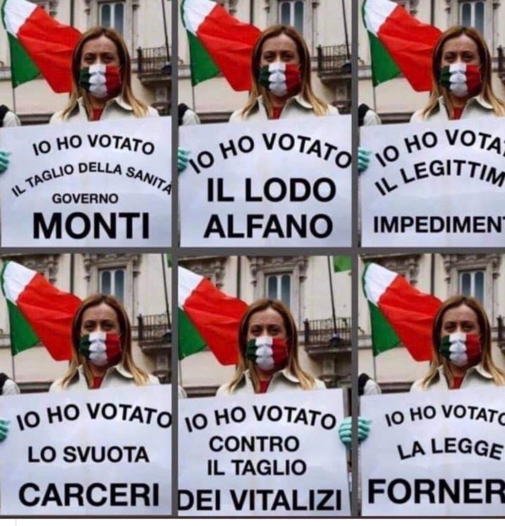Per chi ha poca memoria e crede a chi sostiene di 'difendere gli italiani' e invece fa solo #propaganda