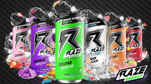 NR_NoRisk's tweet photo. We Are Supper Excited To Announce We Have Partnered With @ReppSports For Our NR Elite Energy Drink Provider Raze Energy Has Many Amazing Quality Drink Flavors And You Can Buy Local ➡️https://t.co/oIBIrjTrtb #THERAZEREBELLION #NoRiskNoReward💙💚💜 @Chewy @SoarDogg @AirDropCrates https://t.co/AFhNl7IKfm