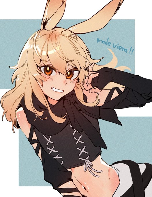 オスのヴィエラ待てなさすぎて欲望のままに可愛さ増し増しにしてらくがきした 