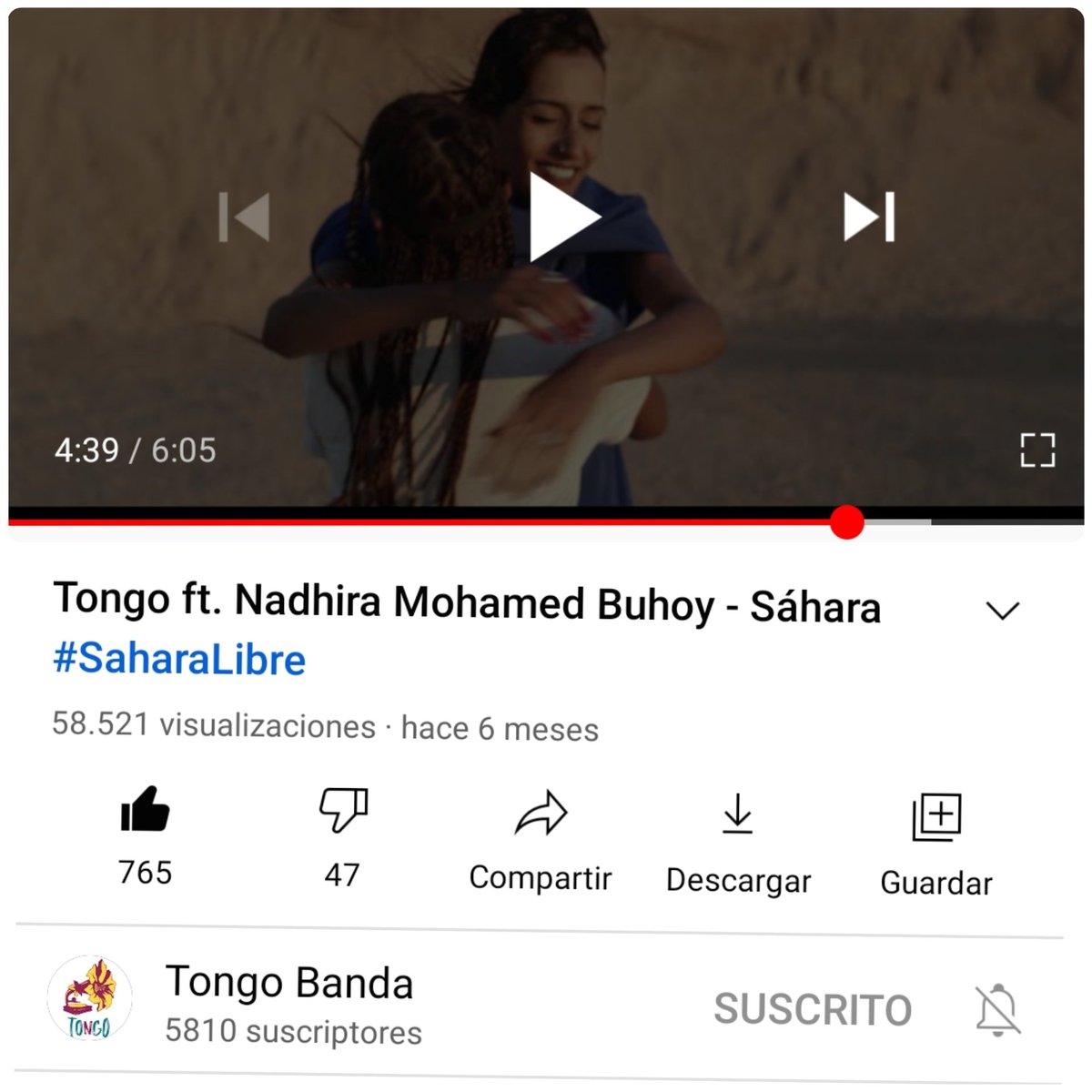 Ojalá sirva la canción que hicimos el año pasado. Al menos hoy estará acompañando la #marchaporelsahara que se está llevando a cabo en muchas localidades de España. #SaharaLibre #SaharaLibreYa 
youtu.be/jaI1RIErkKE