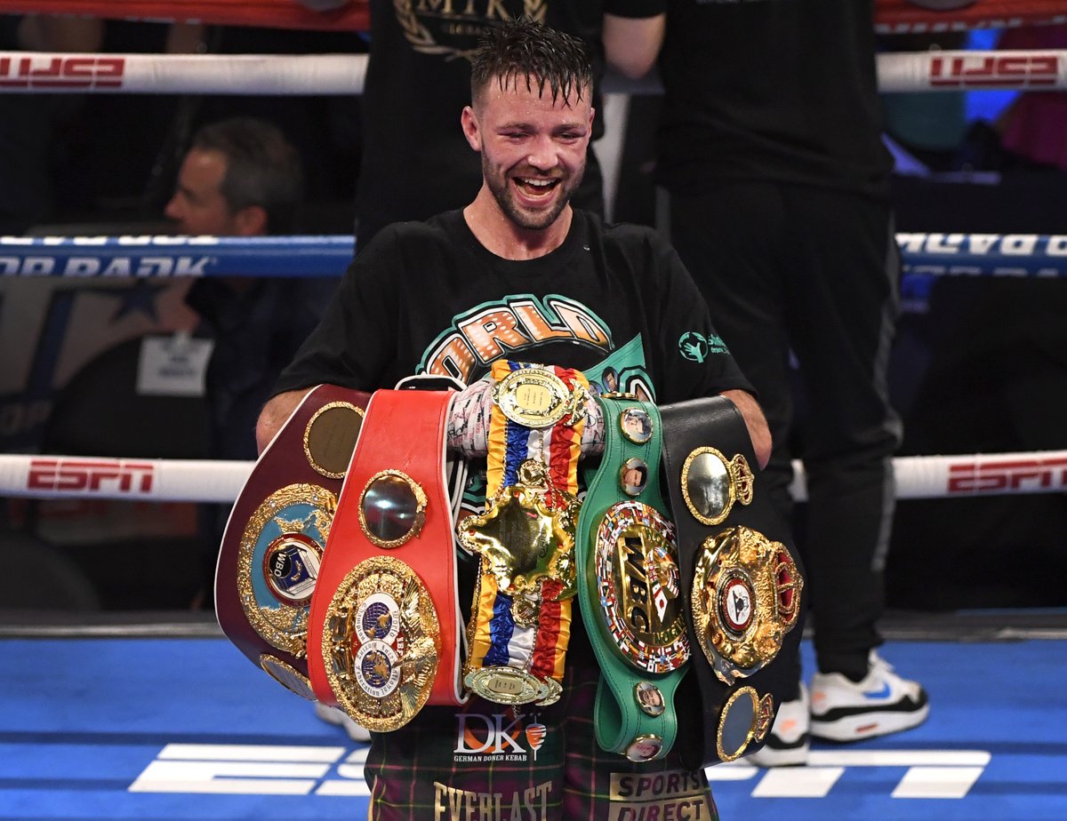 boxingontnt's tweet photo. Josh Taylor floored Jose Ramirez twice to become Britain's first undisputed world champion in the four-belt era 👏

He now holds the WBA, WBC, IBF and WBO super-lightweight titles 👑 https://t.co/urjUY2KsLG