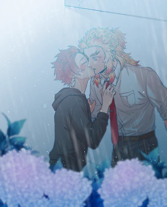 煉炭/杏炭/🔥🎴

雨の日、キスの日 