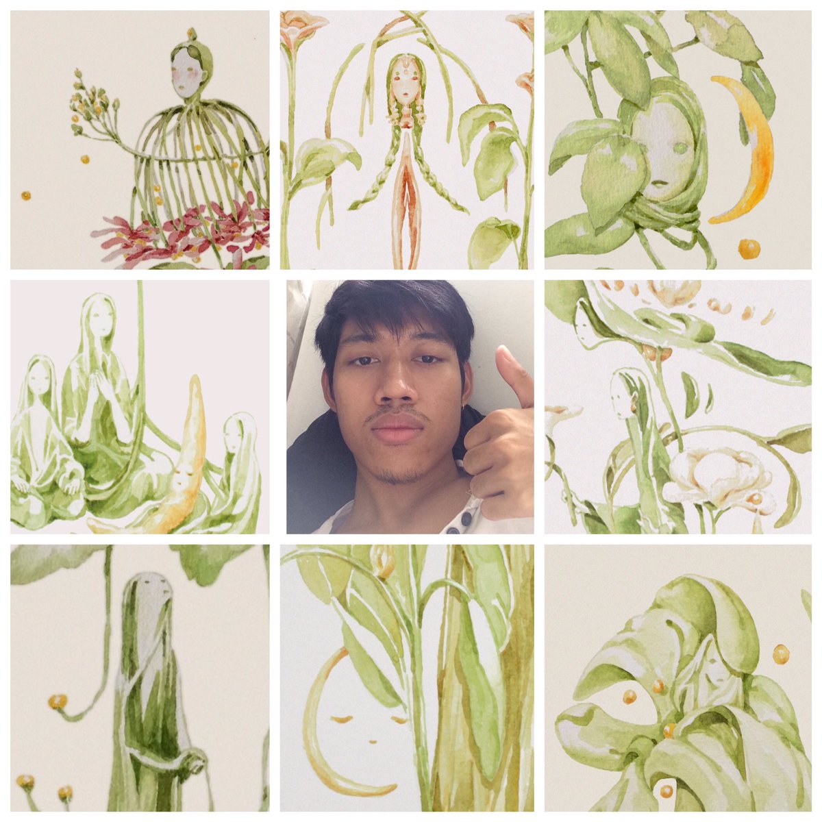 I love doing these cause you kinda get to see the progression and life dying out of my face 

2016 > 2019 > 2020 > 2021 #artvsartist 