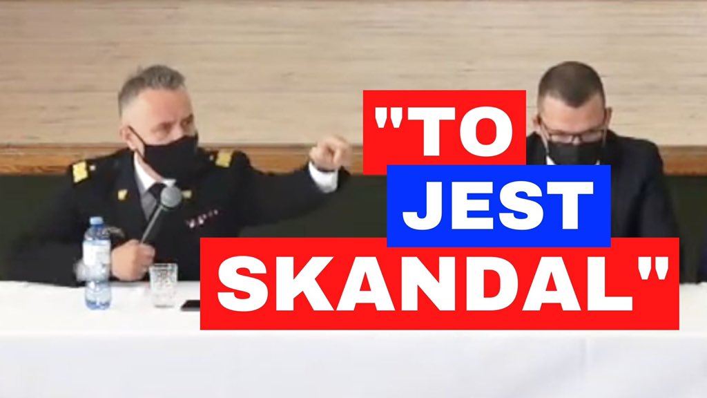 Mocne słowa szefa <a href="/KGPSP/">Państwowa Straż Pożarna</a> podczas spotkania ze strażakami. nadbryg. Bartkowiak: "Nie będę rozmawiał z ludźmi, którzy od lat są przyspawani do fotela!" cutt.ly/mb52F0j <a href="/MSWiA_GOV_PL/">MSWiA 🇵🇱</a> <a href="/szefernaker/">Paweł Szefernaker 🇵🇱</a> <a href="/WasikMaciej/">Maciej Wąsik 🇵🇱</a>