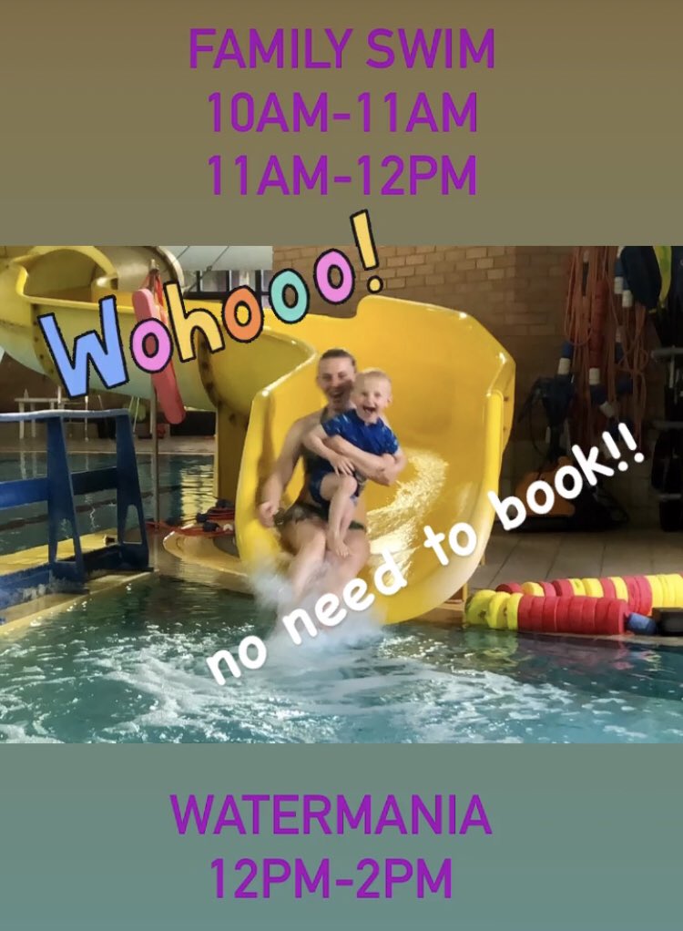 FlashLC's tweet image. Fun sessions today 😊 no need to book #weareback #getintowater #funinthepool #swimming #familytime #welshpool